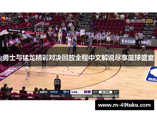 勇士与猛龙精彩对决回放全程中文解说尽享篮球盛宴